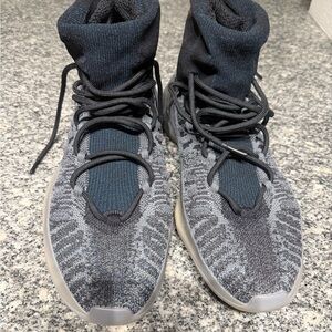 adidas Black and Gray Knit Sneakers